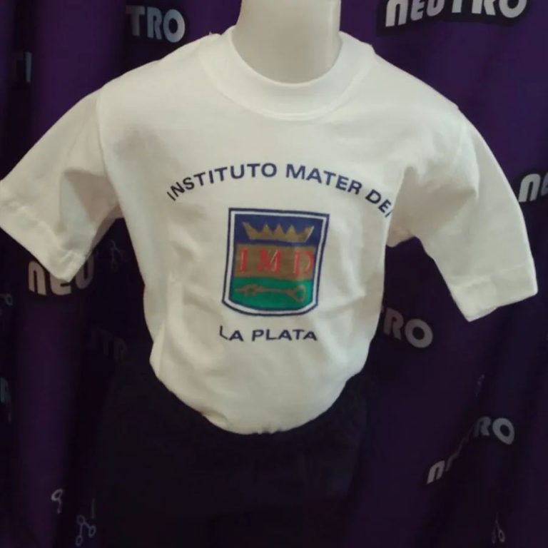 Remera Instituto Mater Dei La Plata Neutro Vestimentas La Plata